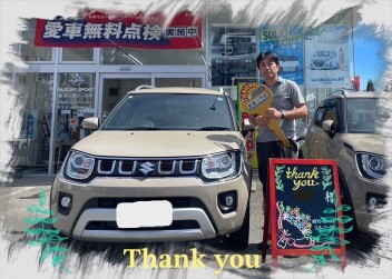 Y様　中古車ｲｸﾞﾆｽご納車おめでとうございます！